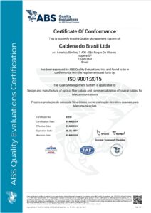 Certificado ISO 9001